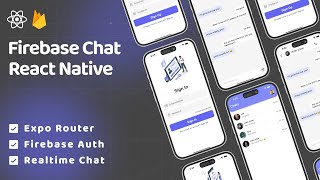 🔴 Build a Realtime Chat App with Firebase  Authentication  Expo Router  React Native Projects [upl. by Israeli709]