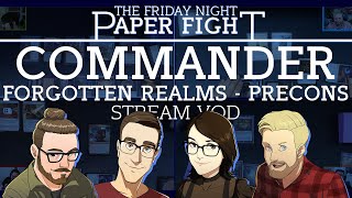 DampD AFR Commander Precon Decks  Friday Night Paper Fight 20210813 [upl. by Martel]