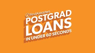 Postgraduate Loans in Under 60 seconds [upl. by Aldin63]