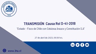 Transmisión causa D412018 [upl. by Nairrad]