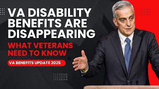 Project 2025 VA Disability Benefits Are Disappearing – What Veterans Need to Know [upl. by Babita]