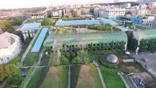 BUW  Biblioteka Uniwersytecka w Warszawie University of Warsaw Library drones video 1080p [upl. by Naxor984]