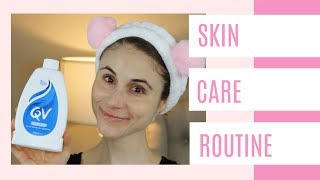 SKIN CARE ROUTINE OILY DRY SENSITIVE WITH QV SKIN CARE DR DRAY [upl. by Norabal50]