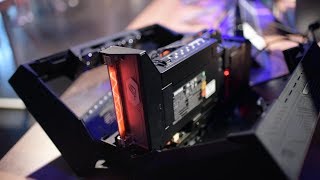 ASUS ROG XG Station 2  zewnętrzna stacja graficzna  IFA 2017 [upl. by Balling]