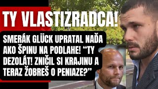 Naď prosil peniaze od Slovákov Smerák Glück mu to vysvetlil ručne stručne Ty DEZOLÁT Zničil si [upl. by Yrogerg]