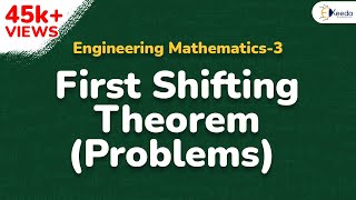 First Shifting Theorem Problems  Laplace Transform  Engineering Mathematics 3 [upl. by Anirahc399]