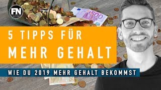 5 TIPPS um MEHR GELD zu verdienen  wie du 2019 mehr Geld verdienst  2019 mehr Geld verdienen [upl. by Dumm]