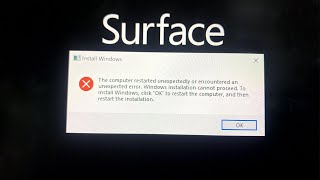 How to fix the Install Windows error on Microsoft Surface Pro 4 [upl. by Atul]