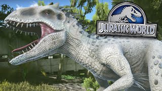 INDOMINUS REX ENCLOSURE  Jurassic World  Ark Survival Evolved MOD  Ep 1 [upl. by Labinnah700]