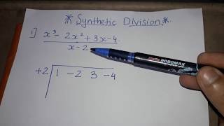 Synthetic Division in hindi maths syntheticdivisionofpolynomials syntheticdivisioninhindi [upl. by Irroc909]