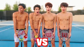 EXTREME STRIP TENNIS W Brent Rivera amp Stokes Twins [upl. by Paz]