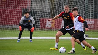 AS Roma training 23042024 💛❤️ asroma roma football seriea calcio asroma ToyotaItalia [upl. by Odelet]