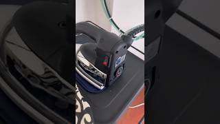 Working With A INDUSTRIAL STEAM IRON properly Turning on and off sewing pressing steamiron [upl. by Mosenthal948]