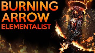 【Path of Exile  Outdated】Burning Arrow Elementalist –Build Guide– Godly Screenwide Ignites [upl. by Trefor]