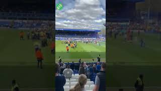 Birmingham fan scores an absolute screamer during their pitch invasion [upl. by Kristien]