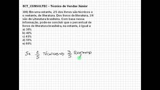 Matemática Concursos ETC CONSULTEC Q0306 [upl. by Cook739]