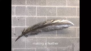 Sheet Metal Feather Tutorial [upl. by Llenaej]