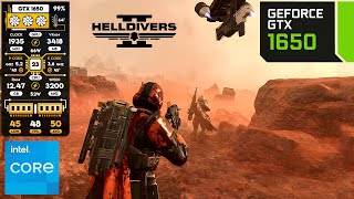 Helldivers 2 on GeForce GTX 1650 4GB [upl. by Robby]