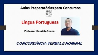 Prof Cassildo Souza  Concordância Verbal e Nominal  Principais Casos [upl. by Adara]