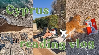 Cyprus reading vlog 📚 this video may contain cats [upl. by Baal]