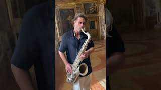 Ben Flocks playing a Borgani Pearl Silver Tenor Sax at Palazzo Buonaccorsi [upl. by Nowujalo]