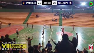 PARTILLE vs AREQUIPA SEMIFINAL varones VIII CAMPEONATO INTERNACIONAL DE HANDBALL [upl. by Seabrook702]