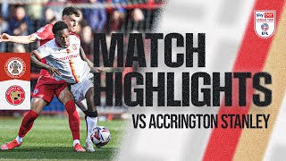 Accrington Stanley v Walsall Highlights [upl. by Pattin]