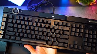 Corsair K100 RGB gaming keyboard unboxing Watch it here [upl. by Loos]