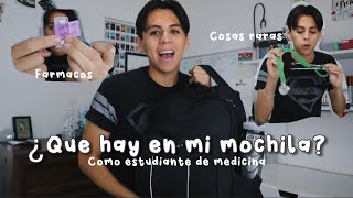 🎒Mochila de un chico estudiante de Medicina Ed 2021✨  Llevo bisturíes🔪 [upl. by Aivin]