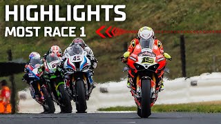 WorldSBK Race 1  2022 Czech Round [upl. by Issirk]