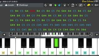 Christopher bgm  piano notes  ratsasanrakshasudu  tutoriallessonsesay leran [upl. by Liborio217]