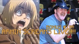 Armin Arlert Screaming LIVE Bonus 1 [upl. by Ydennek]