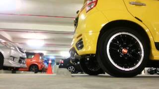 Myvi 15 with full system exhaust [upl. by Beverlee]