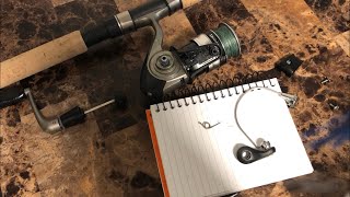 Bail Spring Repair on Daiwa Strikeforce 20002500b Spinning Reel H019901 [upl. by Bondy893]