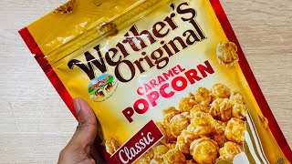 Caramel Popcorn Unpacking 🍿 caramel popcorn foodiebunny shortvideo [upl. by Alleacim]