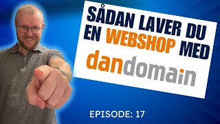 Sådan laver du en Dandomain webshop i 2023 15min [upl. by Ertnod141]