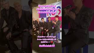 Dreamers Radio Indonesia interviews SB19 at the ASEAN•Korea Music ROUND Festival 2023 [upl. by Kcirded979]