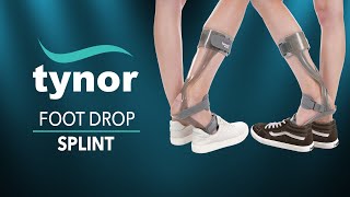 Tynor FOOT DROP SPLINT D17 for support and stabilization of ankle and foot in foot drop conditions [upl. by Poppy]