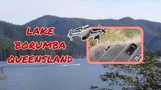 LAKE BORUMBAQUEENSLAND  AERIAL VIEW djimini2se lake queensland travelvlog [upl. by Egan]