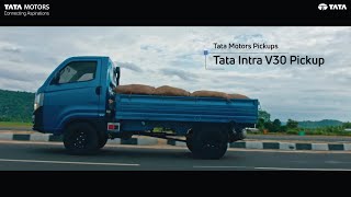 TATA MOTORS Pickups  Tata Intra V30 Pickup  KamaalKarDikhayein [upl. by Nwahsar]