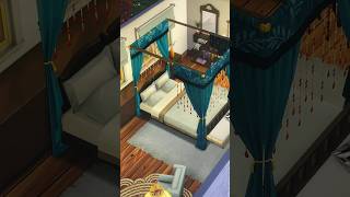 Custom 4 poster bed frame in the Sims [upl. by Yve]