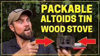 PACKABLE ALTOIDS WOOD STOVE NEW DESIGN [upl. by Stanwin]