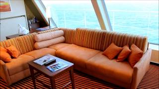 Carnival Sunshine quotCaptains Suitequot 9115 Tour [upl. by Reffinnej]