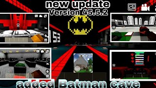 new update in mini block craft  added Batman cave map  Batmans base  miniblockcraft [upl. by Ahsaret]