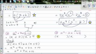 Expanding and factorising algebraic expressions [upl. by Aiciram]