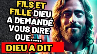 🛑CE MESSAGE DE DIEU ENVOYÉ PAR JÉSUS A CHANGÉ MA VIE [upl. by Walther]