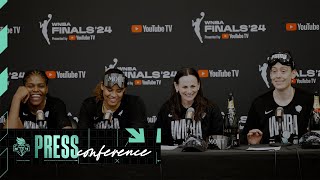 New York Liberty Press Conference  2024 WNBA Champions [upl. by Dahs]