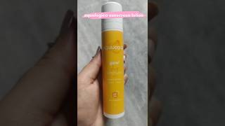 Aqualogica sunscreen lotion honest reviewsunscreen skincare ytshorts acneproducts [upl. by Liatrice]