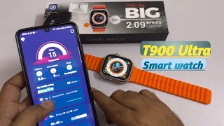 T900 Ultra smart watch unboxing and full setup [upl. by Albarran]