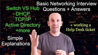 Answering Basic Networking Interview Questions  a Help Desk Ticket [upl. by Aluap]